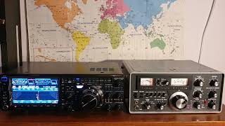 Yaesu FTDX101D amp Yaesu FT101E  SidebySide Reception Comparison in Dead Band Conditions [upl. by Aisilef]