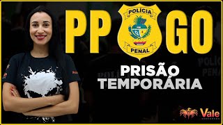 PPGO  Direito Processual Penal  Lei 7960 89  Prisão Temporária [upl. by Crispa]