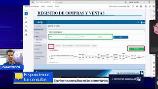 CURSO VIRTUAL GRATUITO Registro de Compras y Ventas RCV [upl. by Ymac]