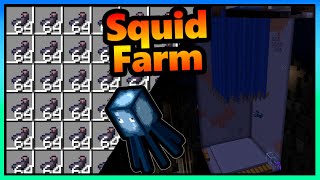 Minecraft Squid Farm  6000 Inc Sac per Hour  120  121 [upl. by Haldes]