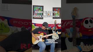 Fender Telecaster vs Stratocaster guitar [upl. by Grefe433]