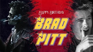 Happy Birthday Brad Pitt  Whatsapp Status  Yuthame  Tyler Durden  ManiSharma  Pokkiri [upl. by Lentha]