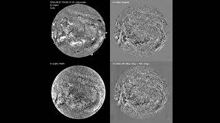 Hα 20240927  Spectroheliograph Data [upl. by Ardnassac149]