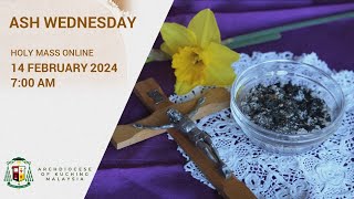 Ash Wednesday Mass  14 February 2024 [upl. by Niliram]