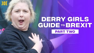 Derry Girls interview Siobhan McSweeney on Brexit womens rights and the Irish border [upl. by Leirza]