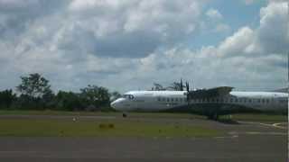 ATR72200 decolando do Aeroporto de Pato Branco  PR [upl. by Gavin]