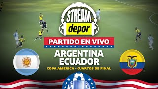 ARGENTINA 1  1 ECUADOR 42 PENALES REACCIÓN COMENTARIOS Y GOLES  COPA AMÉRICA 2024 [upl. by Clerc825]