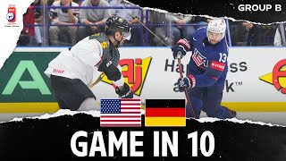 Game in 10 USA vs Germany  2024 MensWorlds [upl. by Kara]