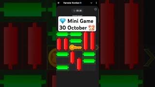 Hamster Kombat Mini Game Today 30th October 2024 hamsterkombat [upl. by Burkhart42]