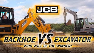 Backhoe vs Excavator [upl. by Mieka]