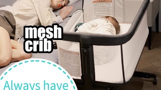 Review AMKE Baby Bassinets Safe Co Sleeping Bedside Sleeper [upl. by Arun]