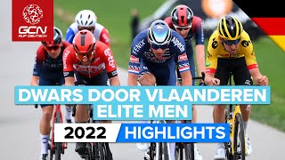 Dwars Door Vlaanderen 2022 Männer Highlights [upl. by Adnelg]