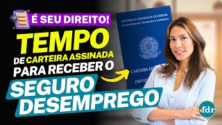 SEGURODESEMPREGO ATUALIZADO DESCUBRA O TEMPO EXATO DE CARTEIRA ASSINADA PARA GARANTIR O BENEFÍCIO [upl. by Prichard]