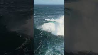 A wave off the coast of Ucluelet on Vancouver Island today [upl. by Assirol]