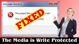 SOLVED Error The Media is Write Protected Problem Issue [upl. by Notgnimer632]