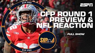 College Football Playoff Round 1 Preview amp Storylines From NFL Week 15  SVPod [upl. by Neisa]