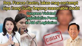 Bastusan Na sa Congress Their Violating Separation of Powers Wala ng Legislative Purpose [upl. by Aronal]