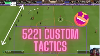 5221 Custom Formation and Tactics to get started  Something that can work Consistently  EA FC 24 [upl. by Kessler994]