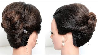 Easy everyday updo Hairstyle for long hair [upl. by Nattirb]