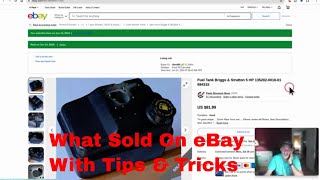 What Sold On eBay with tips and tricks [upl. by Noryak]