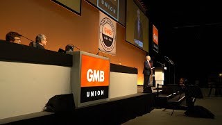 Jeremy Corbyn  GMB Union Conference  Public Ownership of Water [upl. by Retsam]