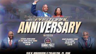 36th Pastoral Anniversary  Bishop Benjamin D Fisher [upl. by Elbertine]