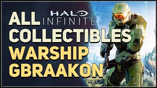 Warship Gbraakon All Collectibles Location Halo Infinite [upl. by Eecyaj863]