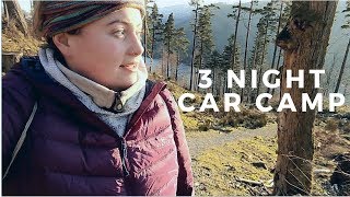 3 Night Winter Car Camping in the Lake District  £100 Holidays [upl. by Hardie712]