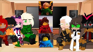 Ninjago Dragons Rising react part 23 Gacha Ninjago Nya Kai Lloyd [upl. by Ahsote]