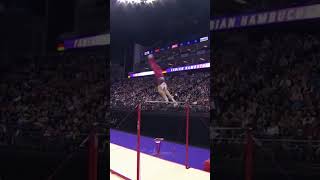 I Cant Believe He Did This funny gymnasticsbars flips olympicgymnast simonebiles gymnast [upl. by Rustin]