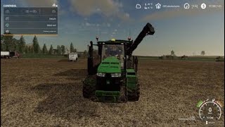 Harvest time on the Millennial Farmer map fs19 [upl. by Borlow670]