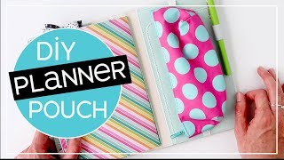 DIY Planner Pouch  Easy Way to Attach a Pouch to Your Planner [upl. by Blas105]