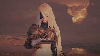 Stellar blade X Nier automata ❤️ A2 skin gameplay mod boss fight test 2b defeat boss in 1 minute [upl. by Eilyr]