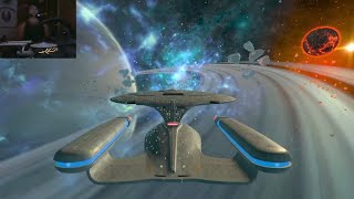 Defend Fleet Mission  USS Enterprise NCC1701D  Full Crew  Star Trek Bridge Crew  Red Squadron [upl. by Attiuqahs370]