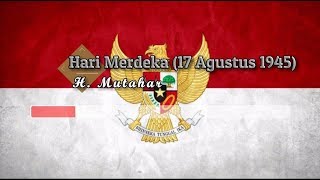 Tanpa Vokal ♬ H Mutahar  Hari Merdeka 17 Agustus 1945 ♬ Lirik Lagu Midi Karaoke [upl. by Ossie]