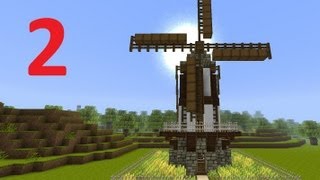 Minecraft Tutorial Mittelalter Mühle Teil 22 deutsch [upl. by Leunamesoj]