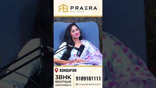 Praera buildcon  Luxury 3bhk in kondapur  Part 1 [upl. by Arno946]