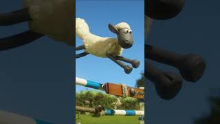 JUMP SHEEP JUMP🐑🐑🐑 shorts shaunthesheep cartoonforkids animation sports [upl. by Ley820]