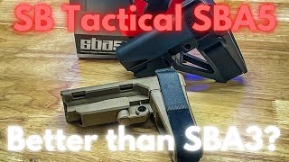 SB Tactical SBA5  Better than the SBA3 pistolbrace sbtactical [upl. by Gonick]