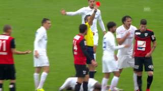 Brutal Foul from Aaraus Sandro Wieser on Yapi Yapo [upl. by Fillian]