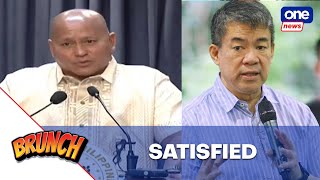 Brunch  Dela Rosa Pimentel satisfied with outcome of drug war hearing [upl. by Einahpets]