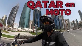 211 QATAR en MOTO Vuelta al mundo en moto Vicente y Fernanda [upl. by Leirbma]