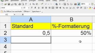 Excel Prozentrechnung [upl. by Aicenaj]