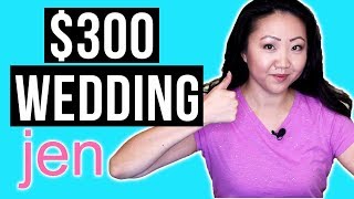 My Super Cheap 300 Courthouse Wedding 💍 JEN TALKS FOREVER [upl. by Elleirua]