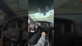 Launching Demon 170 Charger full acceleration demon170 hellcat ￼ [upl. by Refiffej]