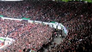 Hannover 96  1 FC Kaiserslautern Choreo 2  05052012 [upl. by Analah402]