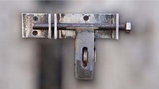 Make A Slide Bolt Latch [upl. by Anuqahs]