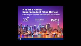 NYS DFS Annual Superintendent Filing Review Webinar [upl. by Treborsemaj]