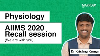 Physiology AIIMS 2020 Recall session We are with you [upl. by Brennen581]