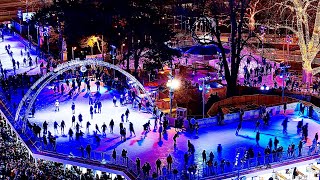 Eislaufen in Wien am Rathausplatz [upl. by Orelie711]